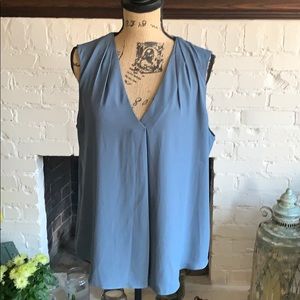 Gorgeous lined teal shell tunic